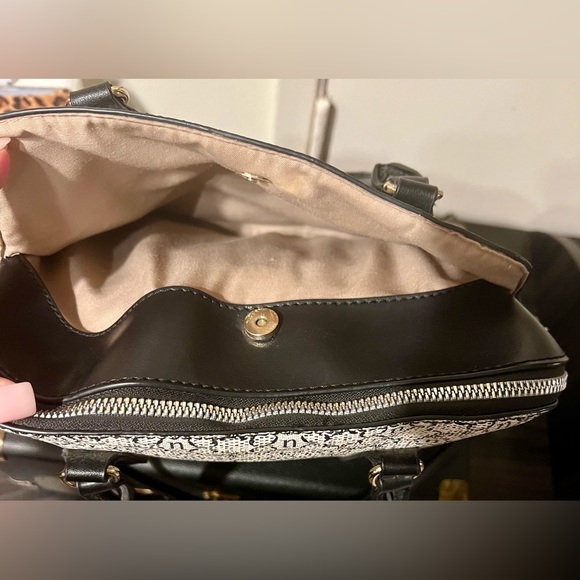 Nanette Lepore Black and Beige Satchel NWOT - Picture 16 of 16